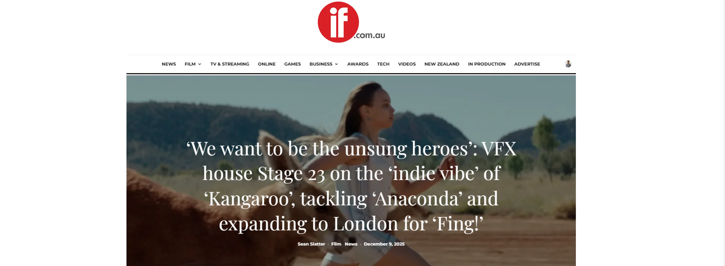 Stage23 IN THE NEWS December …..